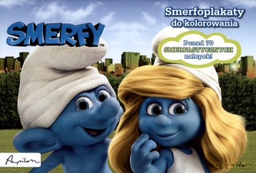 Smerfy Smerfoplakaty Do Kolorowania. Książka Z Nalepkami [KSIĄŻKA]