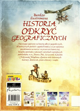 Bardzo Ilustrowana Historia Odkryć Geograficznych - Anna Clayborne [KSIĄŻKA]