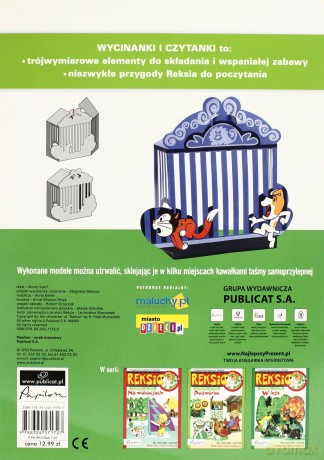 Reksio W Zoo Wycinanki I Czytanki [KSIĄŻKA]