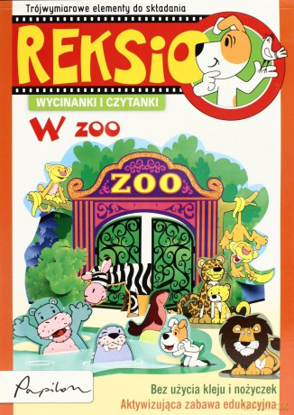 Reksio W Zoo Wycinanki I Czytanki [KSIĄŻKA]