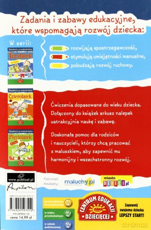 Dwulatek Akademia Przedszkolaka - Marta Kotecka [KSIĄŻKA]