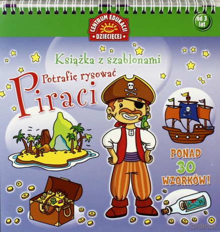 Piraci Książka Z Szablonami [KSIĄŻKA]