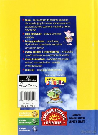 Pierwszy Słownik Języka Angielskiego (twarda) - Jacek Lang [KSIĄŻKA]