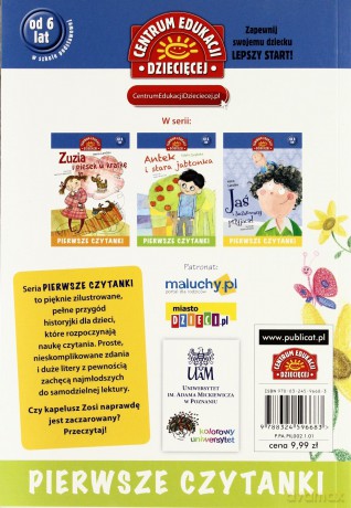 Zosia I Fiołkowy Kapelusz Pierwsze Czytanki - Edyta Zarębska [KSIĄŻKA]