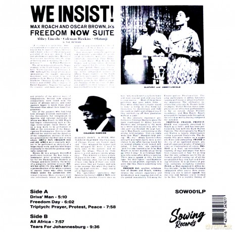Max Roach: We Insist! Max Roachs Freedom Now Suite (Clear) [Winyl]