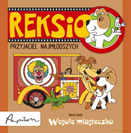 Reksio Przyjaciel Najmłodszych Wesołe Miasteczko (twarda) - Maria Szarf [KSIĄŻKA]