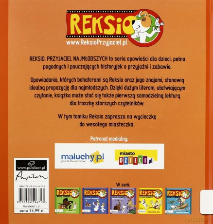 Reksio Przyjaciel Najmłodszych Wesołe Miasteczko (twarda) - Maria Szarf [KSIĄŻKA]