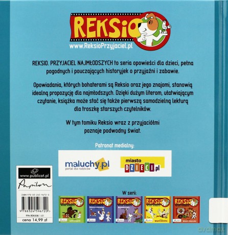 Reksio Przyjaciel Najmłodszych Wodna Przygoda (twarda) - Maria Szarf [KSIĄŻKA]