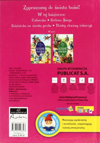 Calineczka I Inne Baśnie Hansa Christiana Andersena (twarda) - Anna Sójka [KSIĄŻKA]