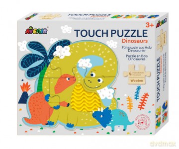 Avenir Puzzle sensoryczne- dinozaury [PUZZLE]