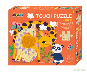 Avenir Puzzle sensoryczne zwierzęta dżungli [PUZZLE]