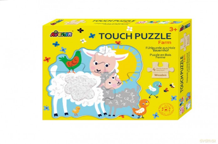 Avenir Puzzle sensoryczne zwierzęta hodowlane [PUZZLE]