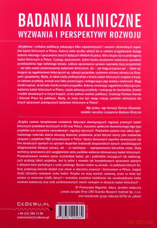 Badania kliniczne wyzwania i perspektywy rozwoju - Hanna Preus, Artur Preus [KSIĄŻKA]