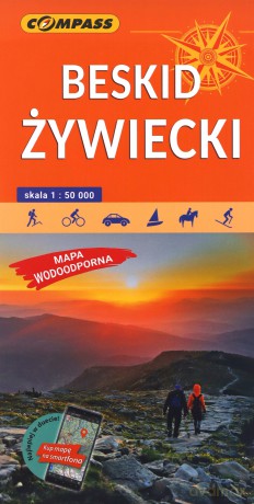 Beskid Żywiecki Mapa laminowana