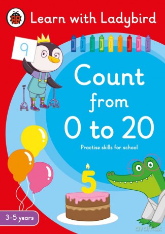 Count from 0 to 20: A Learn with Ladybird Activity Book 3-5 years [KSIĄŻKA]