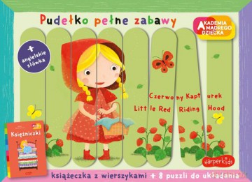 Czerwony Kapturek Akademia mądrego dziecka Pudełko pełne zabawy - Zbigniew Dmitroca [KSIĄŻKA]