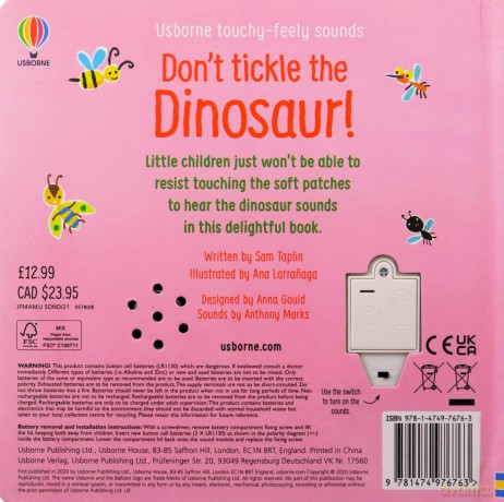 Don't tickle the Dinosaur! [KSIĄŻKA]