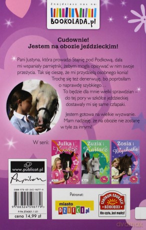 Marta I Pstonik Stajnia Pod Podkową - Kelly Mckain [KSIĄŻKA]