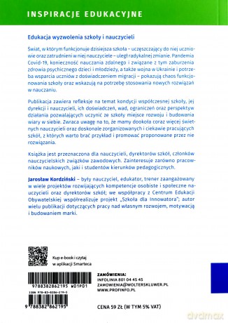 Edukacja wyzwolenia szkoły i nauczycieli - Jarosław Kordziński [KSIĄŻKA]