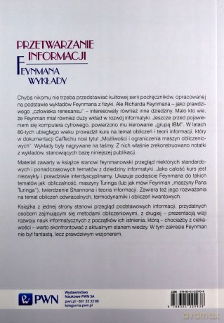 Feynmana wykłady Przetwarzanie informacji - Richard P. Feynman [KSIĄŻKA]