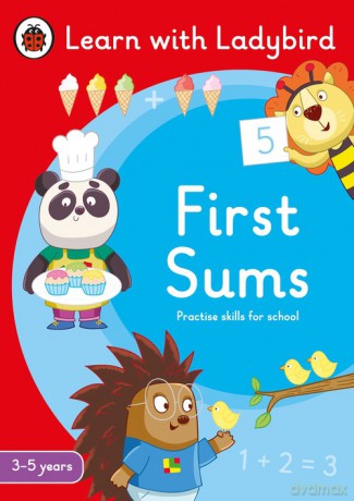 First Sums: A Learn with Ladybird Activity Book 3-5 years [KSIĄŻKA]