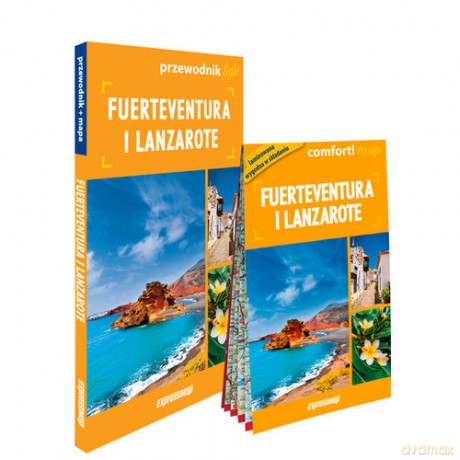 Fuerteventura i Lanzarote light przewodnik + mapa - Agnieszka Waszczuk [KSIĄŻKA]