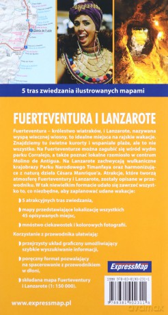 Fuerteventura i Lanzarote light przewodnik + mapa - Agnieszka Waszczuk [KSIĄŻKA]