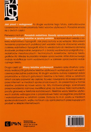 Jak pisać i redagować - Ewa Wolańska, Adam Wolański [KSIĄŻKA]
