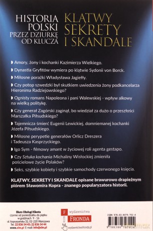 Klątwy sekrety i skandale - Sławomir Koper [KSIĄŻKA]