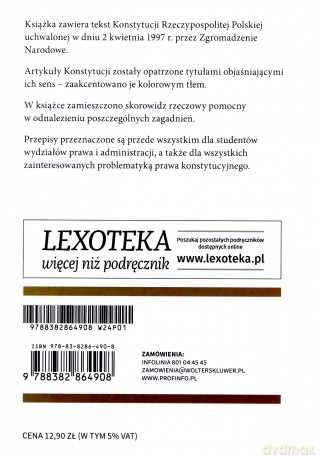 Konstytucja Rzeczypospolitej Polskiej [KSIĄŻKA]