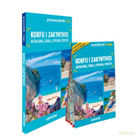 Korfu i Zakynthos light: przewodnik + mapa - Jabłoński Piotr [KSIĄŻKA]