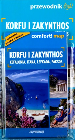 Korfu i Zakynthos light: przewodnik + mapa - Jabłoński Piotr [KSIĄŻKA]