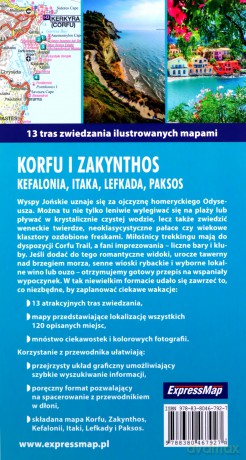 Korfu i Zakynthos light: przewodnik + mapa - Jabłoński Piotr [KSIĄŻKA]