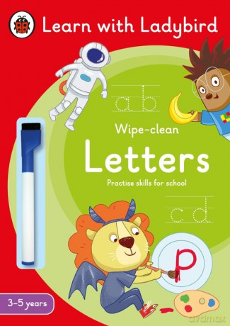 Letters: A Learn with Ladybird Wipe-Clean Activity Book 3-5 years [KSIĄŻKA]