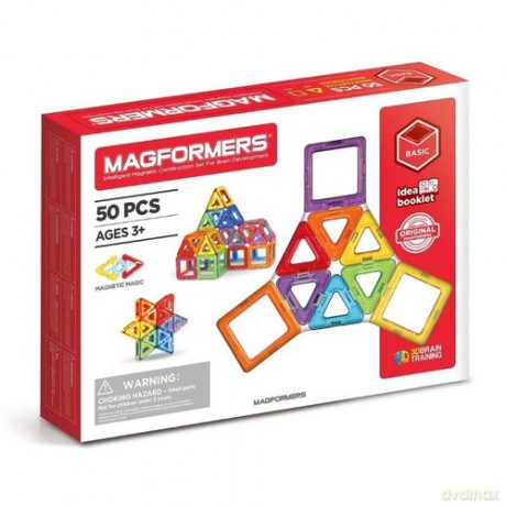 Magformers Klocki magnetyczne 3D 50 el.