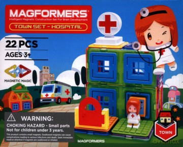 Magformers Town Set Hospital 22 el.