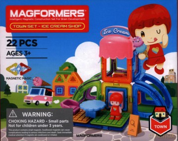 Magformers Town set Ice cream shop 22 el.