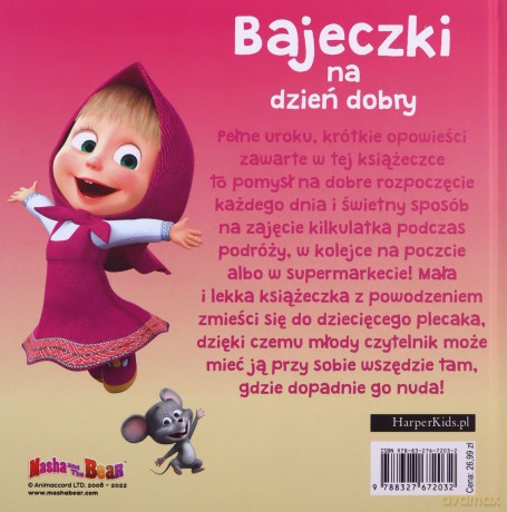 Masza i Niedźwiedź Bajeczki na dzień dobry [KSIĄŻKA]