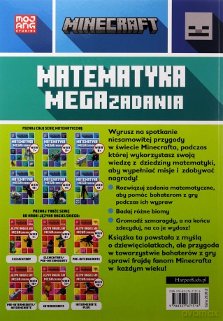 Minecraft Matematyka Megazadania 9+ - Dan Lipscombe, LeisaBovey [KSIĄŻKA]