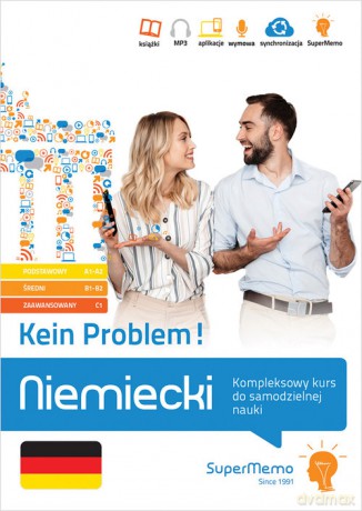 Niemiecki Kein Problem! Kompleksowy kurs do samodzielnej nauki (poziom podstawowy A1-A2, średni B1 - Waldemar Trambacz [KSIĄŻKA]