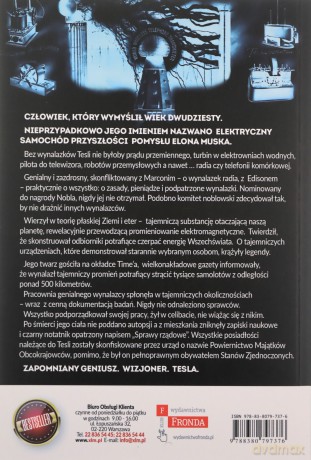 Nikola Tesla Władca piorunów - Przemysław Słowiński [KSIĄŻKA]
