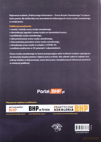 Ocena ryzyka zawodowego [KSIĄŻKA]