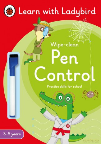 Pen Control: A Learn with Ladybird Wipe-Clean Activity Book 3-5 years [KSIĄŻKA]