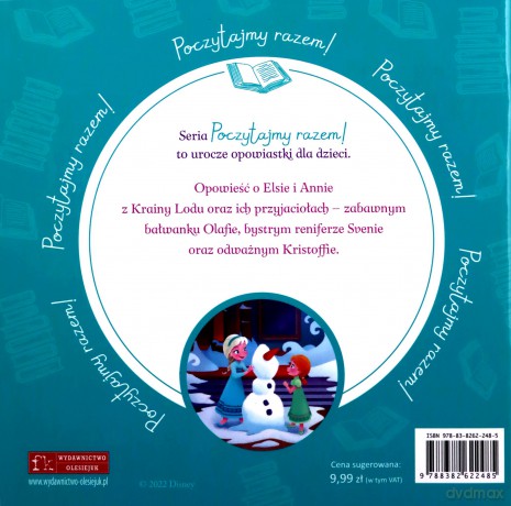 Poczytajmy razem Kraina Lodu Disney [KSIĄŻKA]