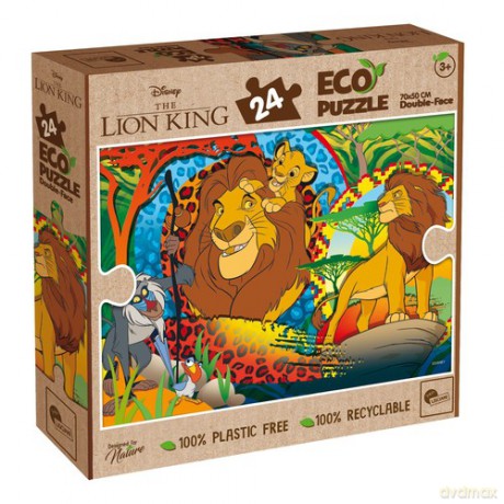 Puzzle 26 dwustronne Eko Król Lew [PUZZLE]