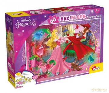 Puzzle 60 dwustronne Maxi podłogowe Disney Księżniczki Śpiąca królewna [PUZZLE]
