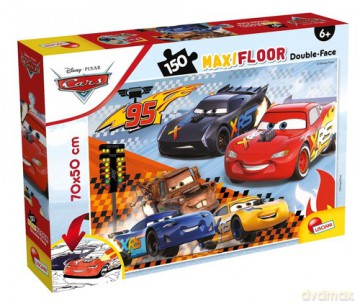Puzzle dwustronne Maxi Podłogowe Auta 150 [GRA]