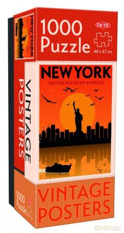 Puzzle Vintage New York 1000 el. [GRA]