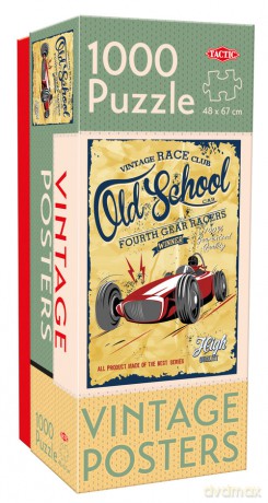 Puzzle Vintage Old School Gear Racers 1000 el. [GRA]