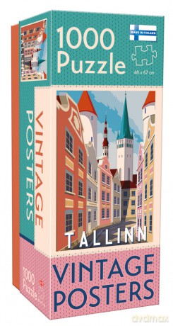 Puzzle Vintage Tallinn 1000 el. [GRA]